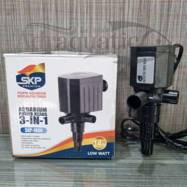 SKP-1600 POWER HEAD SUBMERSIBLE PUMP POMPA AIR CELUP FILTER AQUARIUM