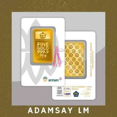 Logam Mulia Antam Emas Murni 50 gram Asli Murah