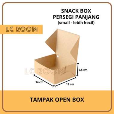 Paper Box Kue Tahu Gorengan Kotak Snack Dus Roti Box Catering Kecil Box Gorengan S, Dengan Laminasi