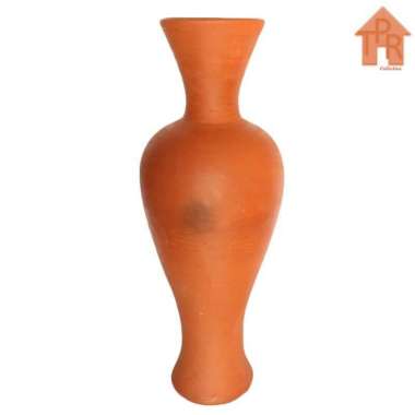 Terakota - Vas Tanah Liat / Guci Natural Besar KSW Imperfect T100