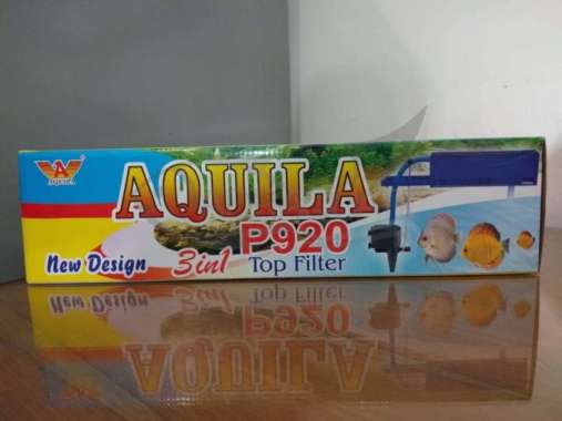 AQUILA P920 3in1 TOP FILTER POMPA AIR CELUP FILTER AQUARIUM