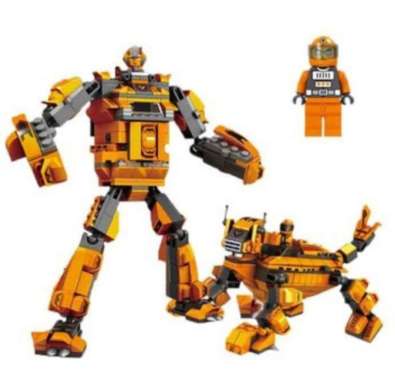 Mainan Anak Laki Lego Robot Transformers - Tobot Mobil 2in1 - Merah - Roars 100 % ORIGINAL