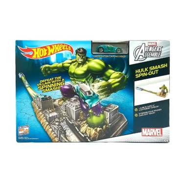 hot wheels hulk smash spin out