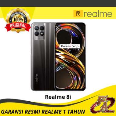 Realme 8i 4/64 - Garansi Resmi Realme Indonesia BLUE