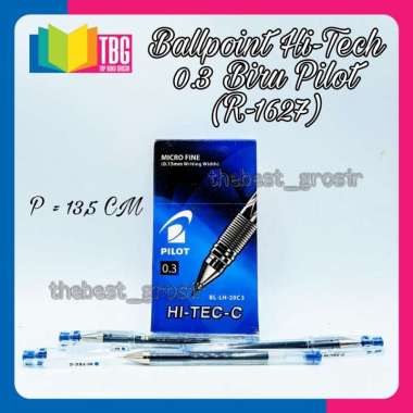 1 PCS PULPEN HI TEC 0.3 PILOT / BOLPEN HI-TEC /BALLPOINT HI TEC PILOT biru (R-1627)