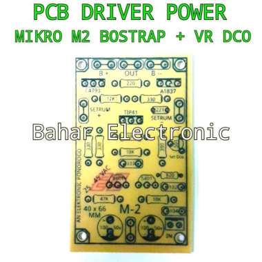 PCB Driver Power Micro M2 Bostrap + VR DCO