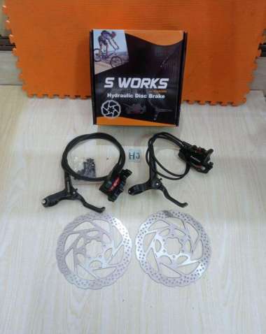 Rem Hidraulic Discbrake Set S Works Sakoni Sepeda MTB Lipat Seli Minion
