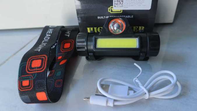 Senter Kepala LELITEN Senter Kepala LED Headlight USB Rechargeable