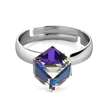 Geode Ring - Cincin Crystal by Her Jewellery Adjustable