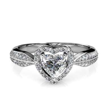 Only Love Ring - Cincin Crystal by Her Jewellery - White Gold 8