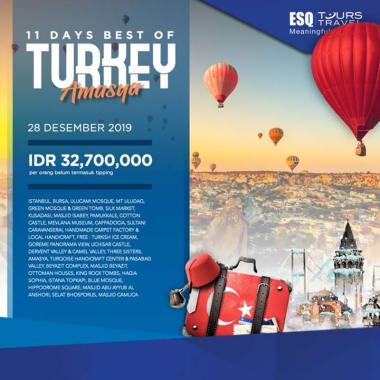 Esq Tours Travel Best Of Turkey Amasya Paket Wisata Internasional Qatar Airlines 11 Days
