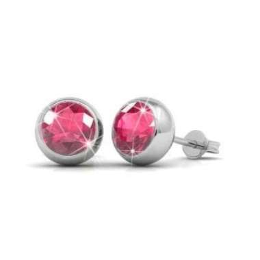Aurora Moon Earrings - Anting Crystal by Her Jewellery - Indian Pink