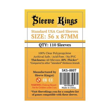SLEEVE KINGS Super Large Card Sleeves [102 x 127 mm/ 110 Sleeves]