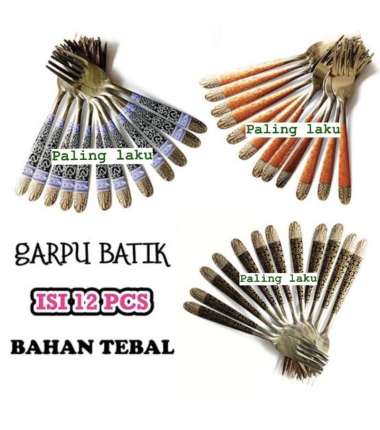 Garpu Batik -Stainless Tebal