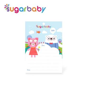 Sugarbaby Gift Packs (*Khusus Utk Botol/Feeding Set) Dan Kartu Ucapan Kartu Ucapan Saja