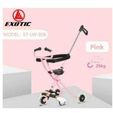 Magic Stroller Micro Trike Exotic ET LW008 Roda Lima ET LW 008 Pink