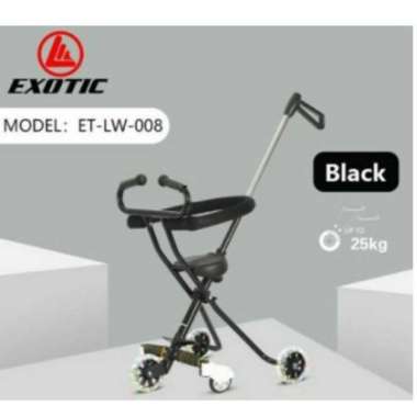 Magic Stroller Micro Trike Exotic ET LW008 Roda Lima ET LW 008 Black