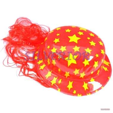 Topi Karnaval Carnaval Badut Lucu Wig Halloween Haloween Bintang