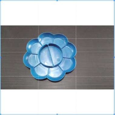 Palette Warna Warni Bentuk Bunga / Palet Cat / Palet Plastik Kecil Murah / Tempat cat / Alat Lukis5