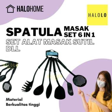 Set Alat Masak Spatula 6 IN 1 Sutil Kitchen Set 6 PCS Alat Masak