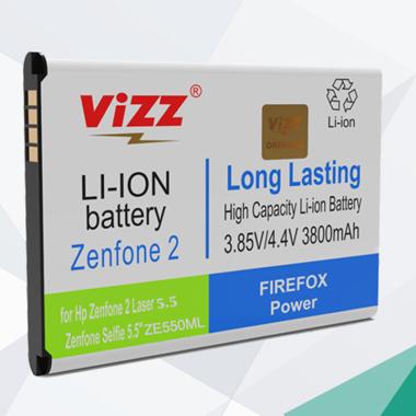 Jual Vizz Double Power Baterai For Asus Zenfone 2 Laser 5 5 Inch Ze550kl Original Online November 2020 Blibli Com