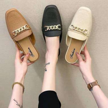 Sandal Jelly Wanita // Sandal Selop Flat Import DAVINA