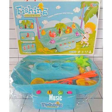 Mainan Anak Pancingan Ikan Dan Bebek Go Fishing Duck Ada Lampu Dan Musik / fiyyah toys