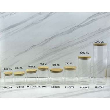 Glass Jar Toples Kaca Toples Borosilicate NSA-HJ-0059-0065-0066-0067 GLASS JAR 550 ML