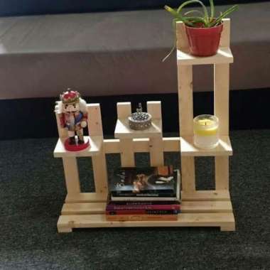 rak mini dari kayu. T=50cm.