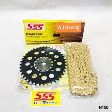 Gear Set SSS Ninja 150 R - Ninja 150 RR 428 SB Black 14 40 130 SB