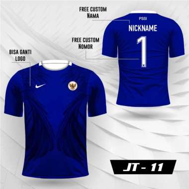 Jersey timnas indonesia baju bola kiper gk kaos baju tim nasional M BIRU
