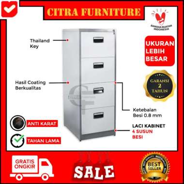 Filling Kabinet Besi 4 Susun Laci|Cabinet Laci Dokumen Arsip Kantor