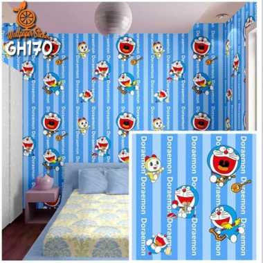 Wallpaper Dinding Stiker Motif Doraemon Ukuran 45Cm X 10M Wallpaper Stiker Wallpaper Stiker Kamar Ti