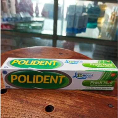 Polident krim perekat gigi palsu polident 60 gram