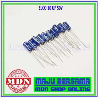 Elco 10 Uf 50V - Kapasitor Elco 10 Uf 50V