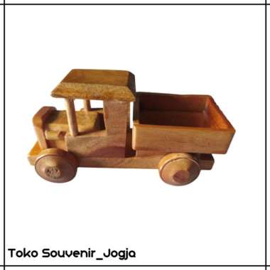 Miniatur Mobil Pick Up Kayu Ukuran S Mini