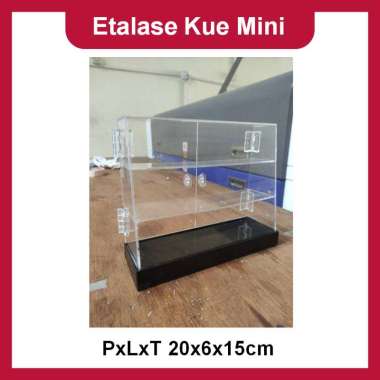 Etalase Kue Mini PxLxT 20x6x15cm