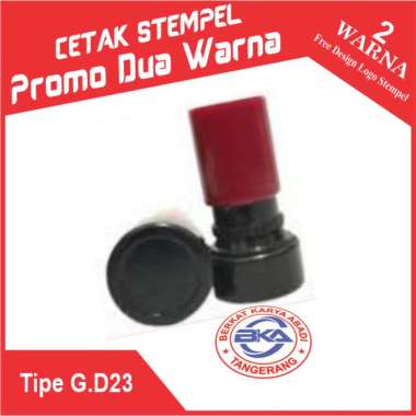 Cetak Cap Stempel 2 Warna Otomatis Warna Flash Unkuran Standar Toko | Cetak Stempel