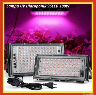 Lampu UV Growlight Spectrum Hidroponik Tanaman Tumbuhan 100w Bohlam
