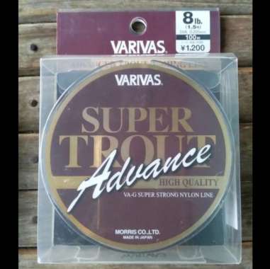 Senar Pancing Varivas Super Trout Advance 100M Brown 8Lb
