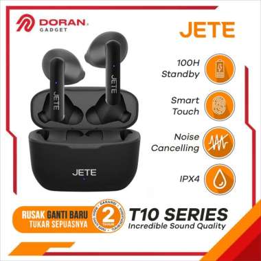 JETE TWS T10 True Wireless Headset Earphone Earbuds Bluetooth v5.1 Garansi Resmi