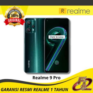 Realme 9 Pro 6/128 - Garansi Resmi 1 Tahun Aurora Green