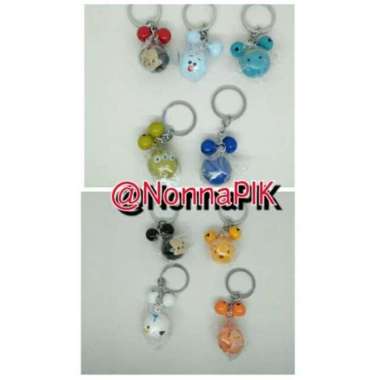 Keychain / Gantungan Lonceng Mini Bunyi Disney Tsum Tsum Ufufy