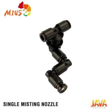 MIUS SINGLE Misting Nozzle Reptil Dartfrog Chameleon Terrarium Palud