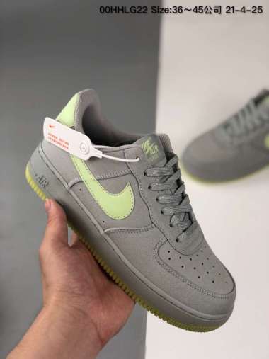 air force 1 black and lime green