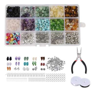 DIY Jewelry Kits for Kids Aged 8 Years + All You Bijou Creation Kit 120pc Jewelry Set with Glass Beads Craftabelle Bracelet-Making Kit 