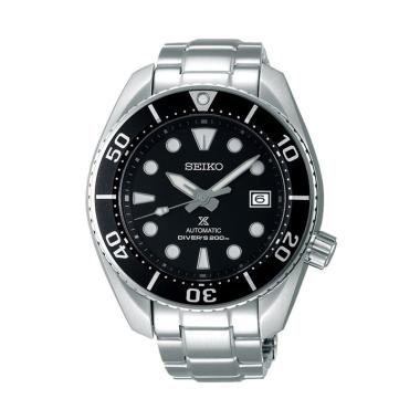 Seiko Prospex Sumo Baselworld Automatic Stainless Steel Jam Tangan Pria - Silver Black [ SPB101J1 ] 