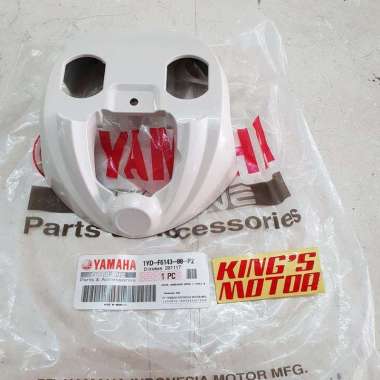 Cover Upper, Stang, Fino Fi, 125 Asli Yamaha - Putih