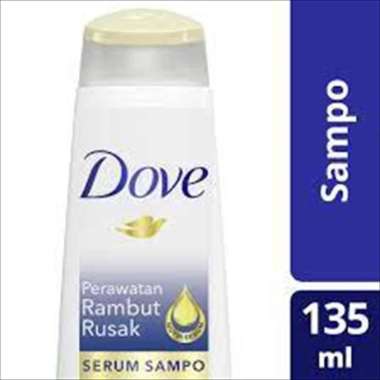 Dove Shampoo Perawatan Rambut  Rusak 135 Ml