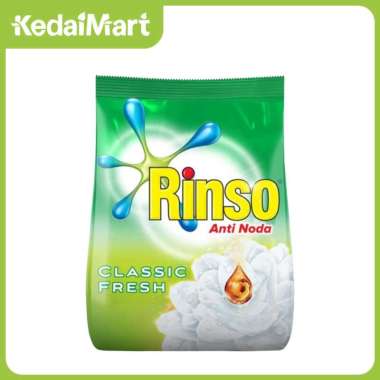 Promo Harga Rinso Anti Noda Deterjen Bubuk Classic Fresh 1400 gr - Blibli